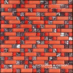 Mozaika szklano-kamienna A-MMX08-XX-013 30x30 cm