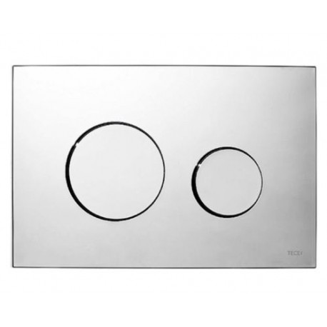TECEloop - przyciski spłukujące WC, tworzywo,   chrom matowy TECE