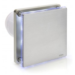 Wentylator łazienkowy srebrny BFS100L-S (LED)