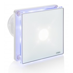 Wentylator łazienkowy biały BFS100LT (LED + timer)