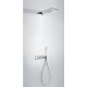 TRES Slim exclusive Zestaw podtynkowy termostatyczny natryskowy. kolor biały-chrom 20725202BL