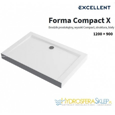 EXCELLENT FORMA COMPACT X 1200x900mm BIAŁA STRUKTURA