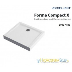 EXCELLENT FORMA COMPACT X 1000x800mm BIAŁA STRUKTURA