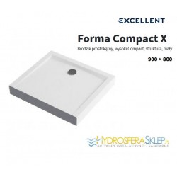 EXCELLENT FORMA COMPACT X 900x800mm BIAŁA STRUKTURA