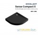 EXCELLENT SENSE COMPACT X 800x800mm CZARNA STRUKTURA