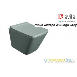 LAVITA LAGO GREY MISKA WISZĄCA, SZARY MAT, 340x485x370mm