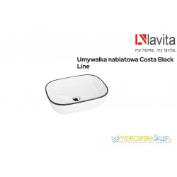 LAVITA COSTA BLACK LINE UMYWALKA NABLATOWA, 460x325x135mm