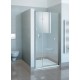 Drzwi prysznicowe dwuelementowe FSD2-90 A-L chrom+transparent