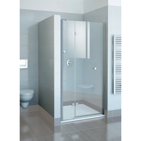 Drzwi prysznicowe dwuelementowe FSD2-110 A-P chrom+transparent